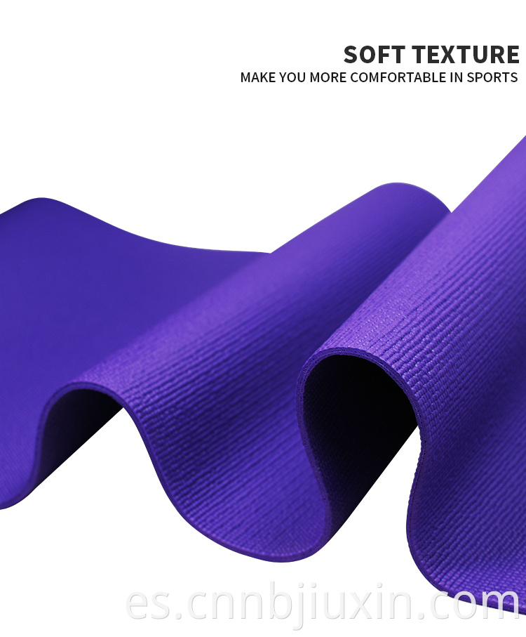 Mat de yoga de PVC de fábrica de China Yogamat no tóxico con correa de transporte